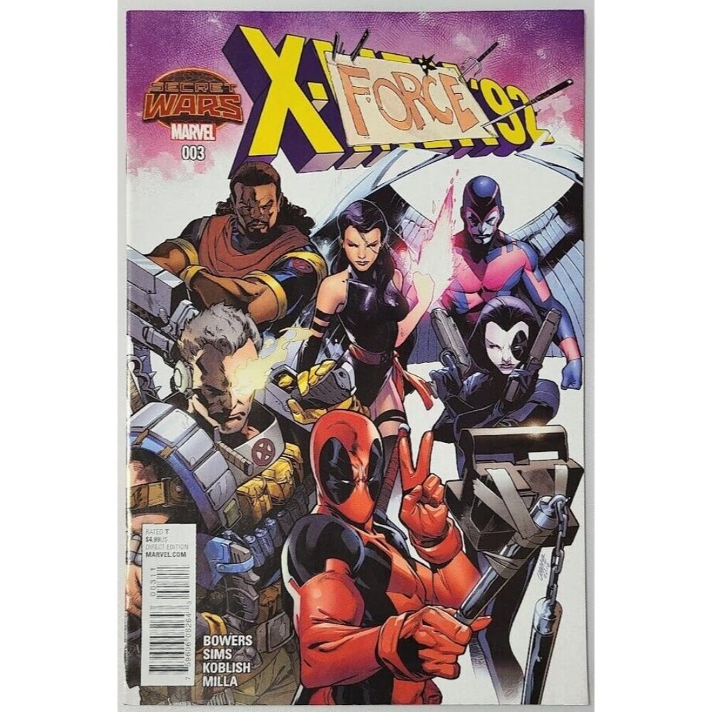 X-Men '92 3 Marvel Comics 2015 FN Pepe Larraz Cover A  X-Force Deadpool